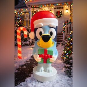 Bluey Christmas light up blow mold 24 in NEW NWT indoor outdoor decor